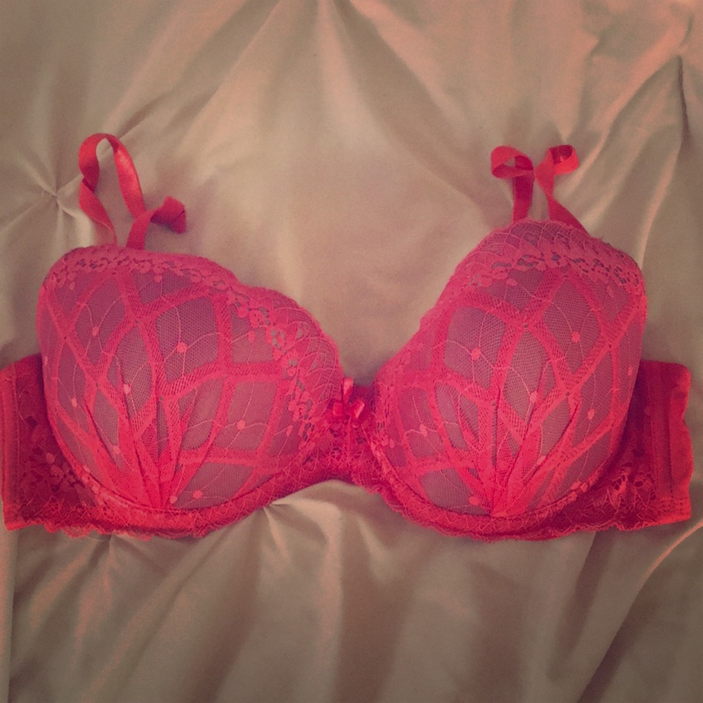 Pretty coral bra
